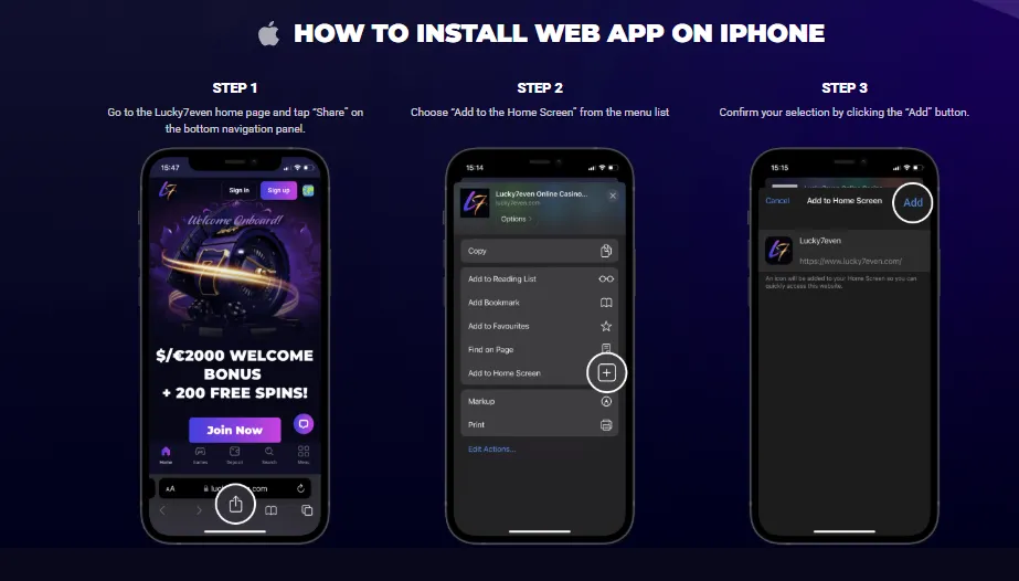Get Started with Lucky 7