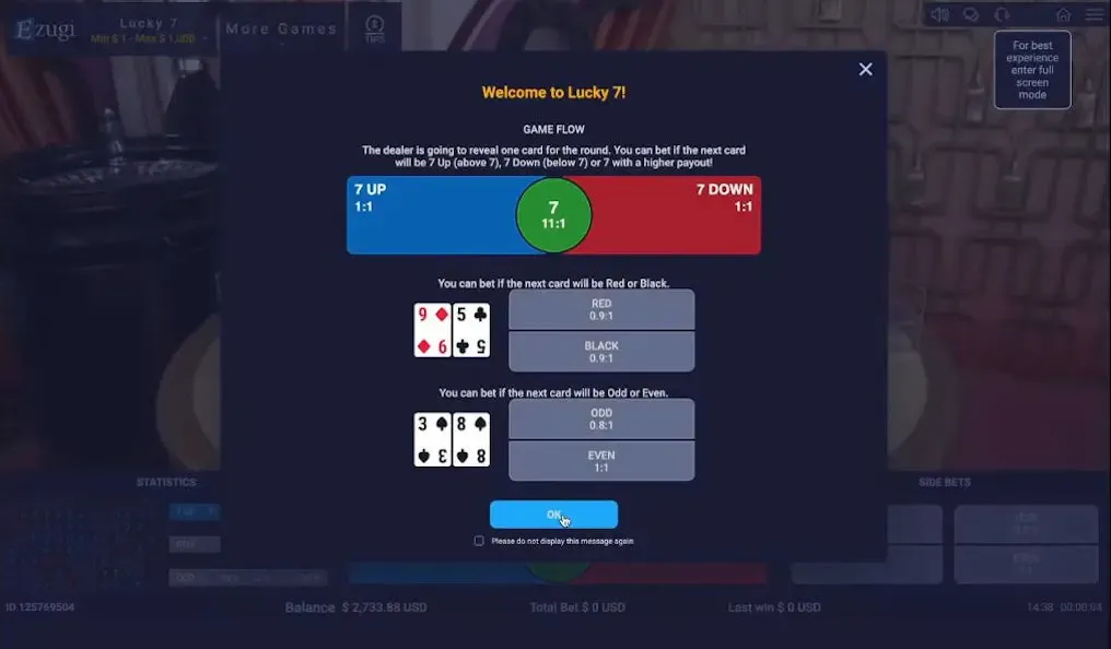 Master Lucky 7 Gameplay Online