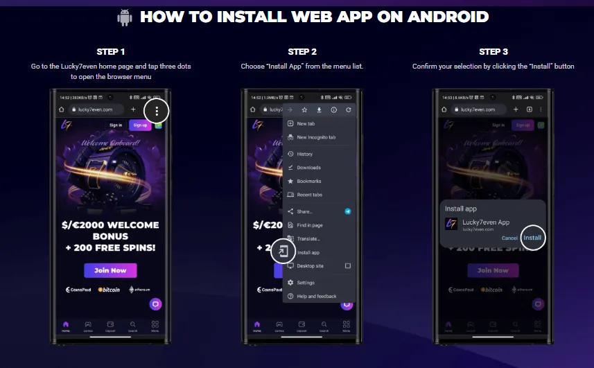 Get Started with Lucky 7